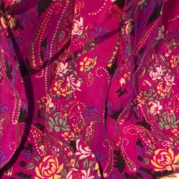 🆕 Free People Pink Flowing Floral Polka Dot Tank - Picture 3 of 8